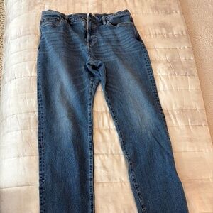 Flint and Tinder jeans men's size 33x32 straight fit medium wash stretch